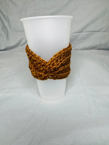 Twisted Crochet Cup Sleeves