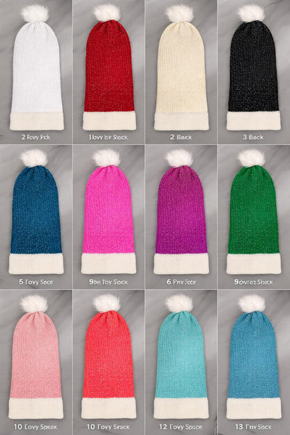 Knitted Santa Hat